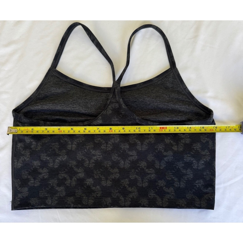 OFFLINE by Aerie The Hugger Recharge Black Longline Bra Workout Top Size Large - Picture 6 of 9
